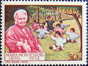 sello de María Montessori