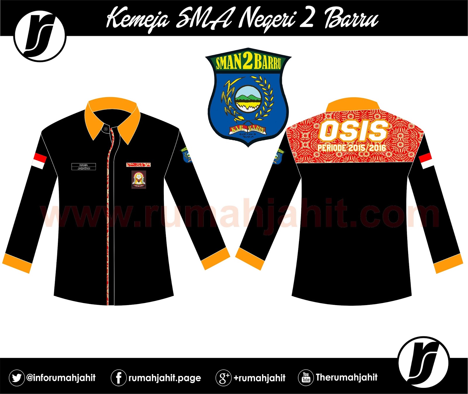 Desain Baju Osis Paimin Gambar Desain Baju Osis Paimin Gambar