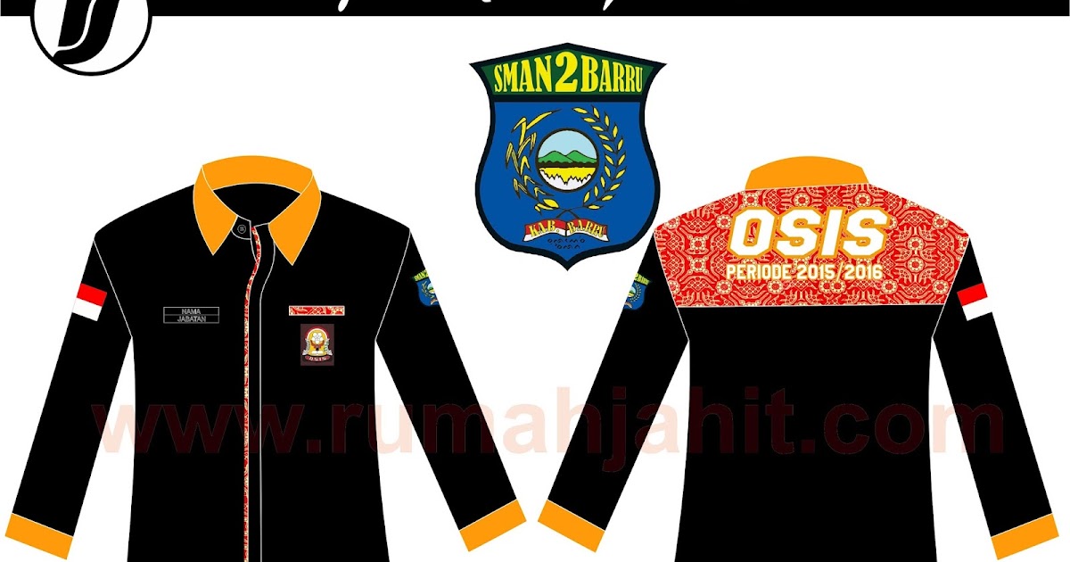 Contoh Kaos Osis Lengan Panjang Rahman Gambar