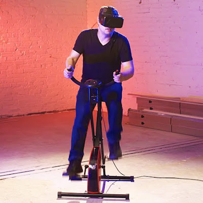 bike with virtual reality