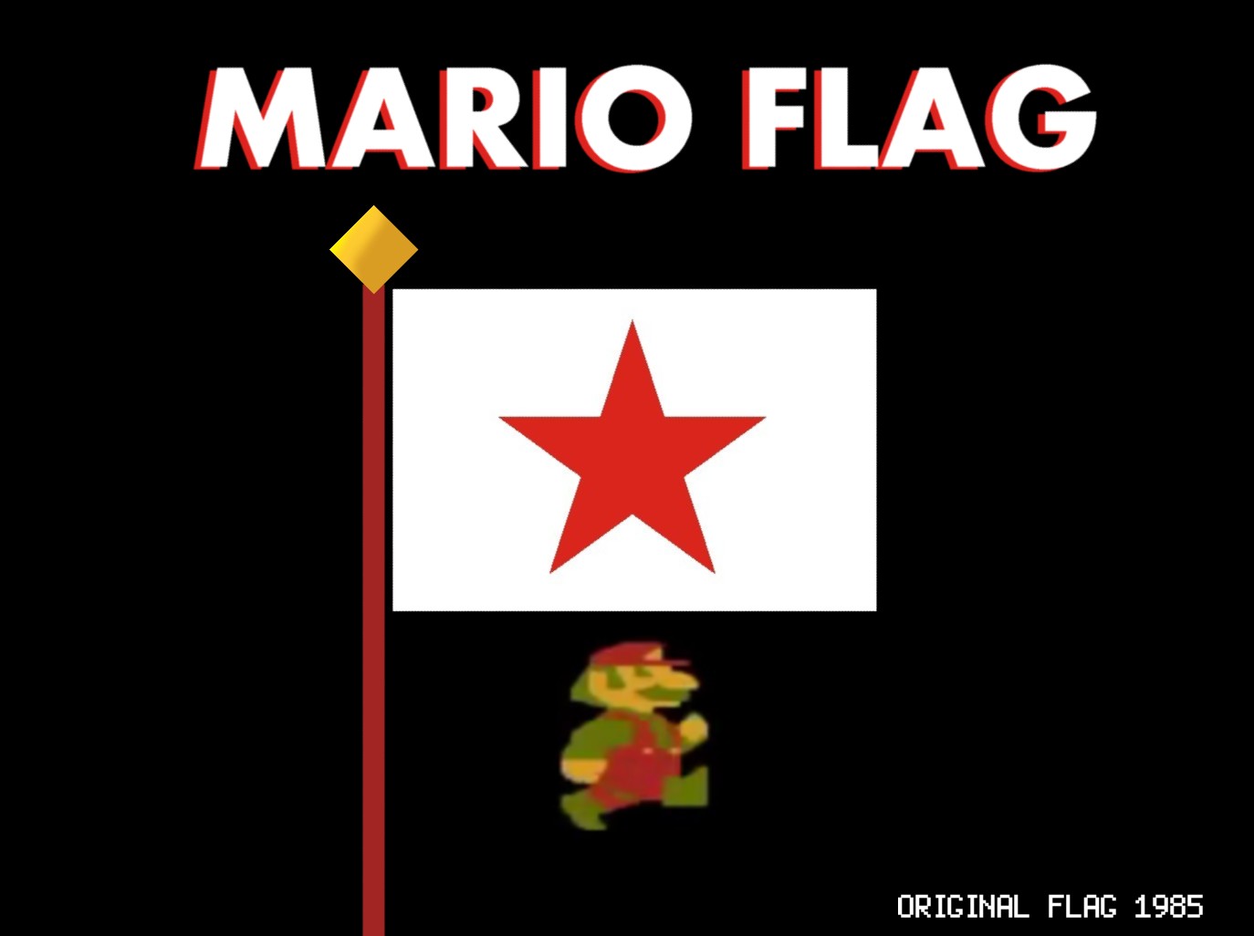 Printable Mario Flag