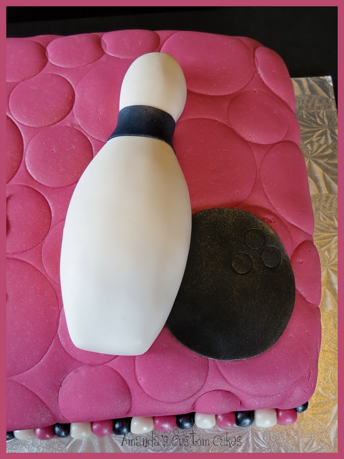 Amanda's Custom Cakes Bowling Cake