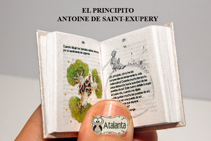 Minibook Petit Prince - libro miniatura El Principito