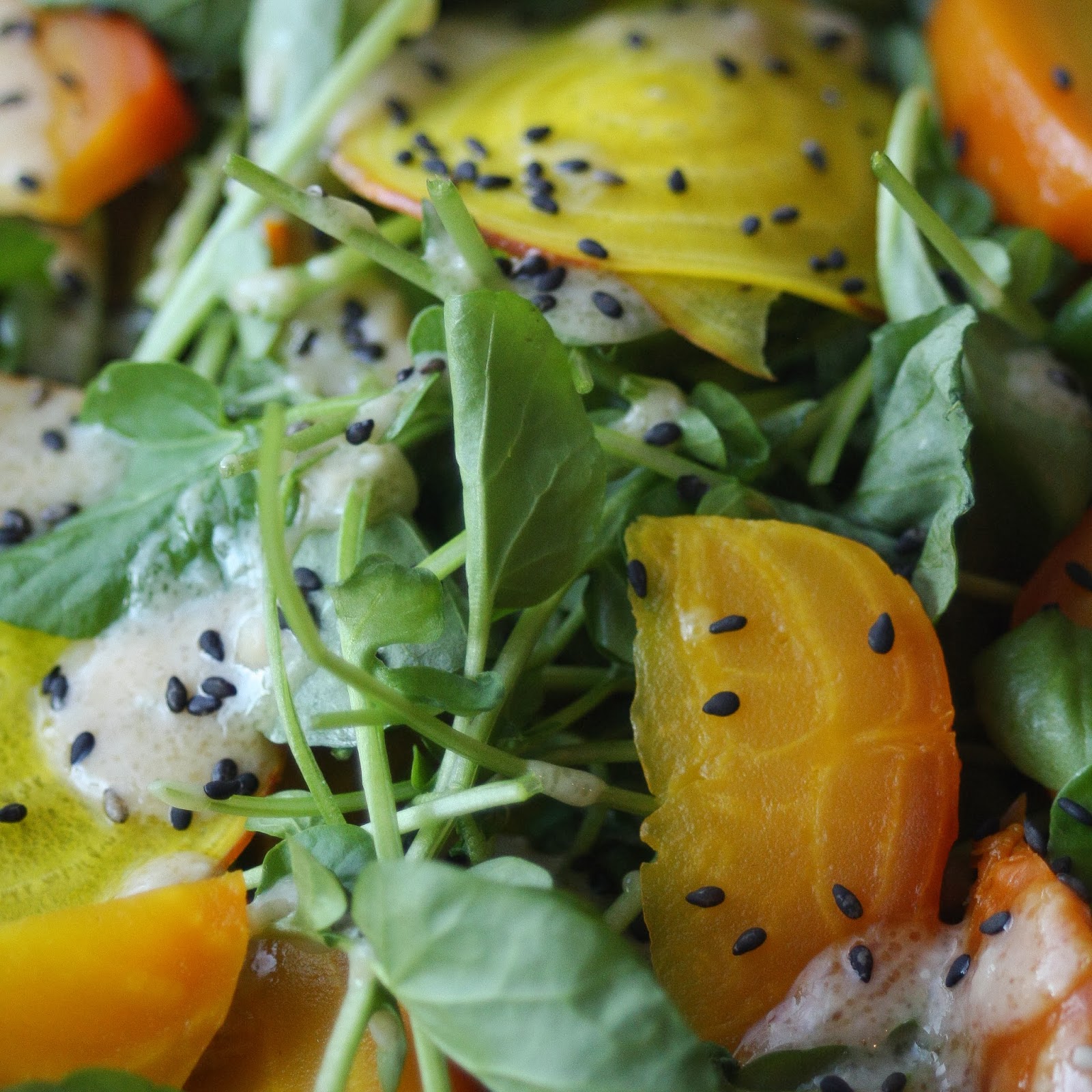 Sparrows & Spatulas cook the mag bon appetit's beet salad with miso