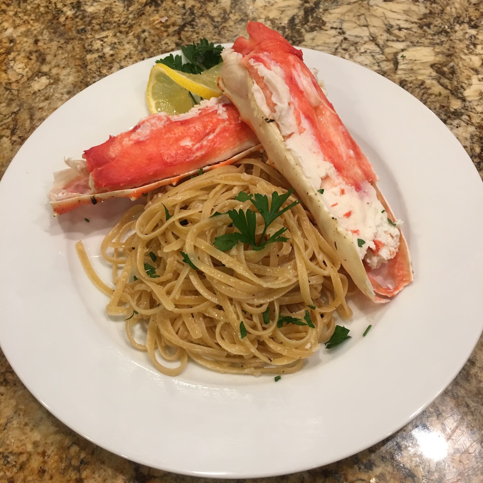 GREAT EATS HAWAII LINGUINE WITH KING CRAB