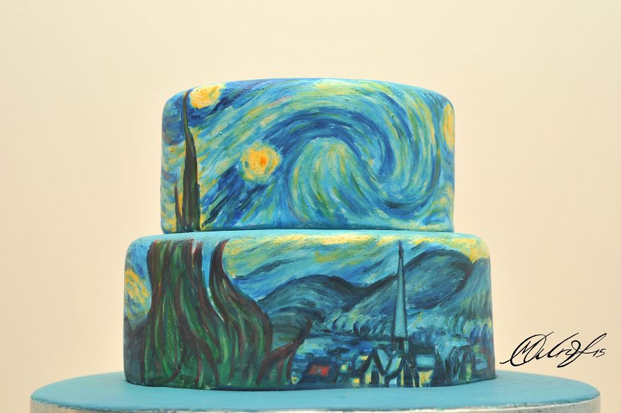 01-Vincent-Van-Gogh-The-Starry-Night-Maria-A-Aristidou-Food-Art-good-to-Look-at-and-good-Eat-www-designstack-co