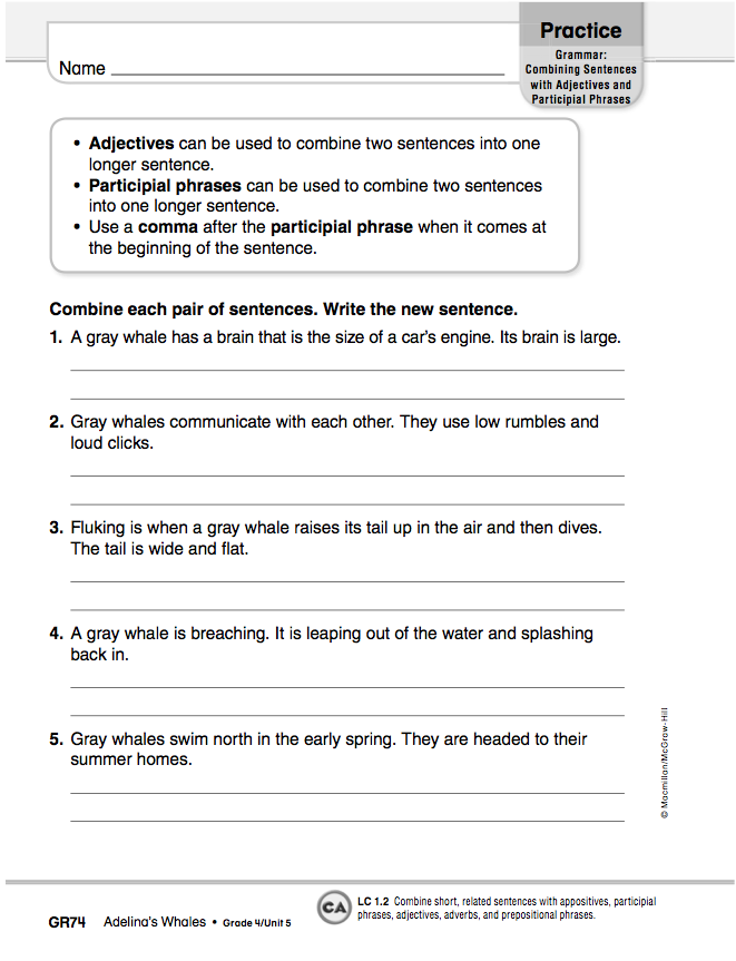 Homework 2012-2013: April 1st - Grammar Worksheets