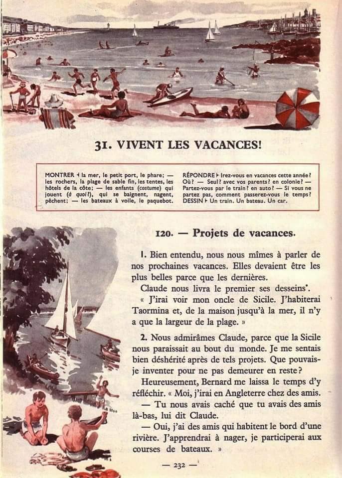 تحميل قصة بالفرنسية في محور العطلة بصيغة pdf