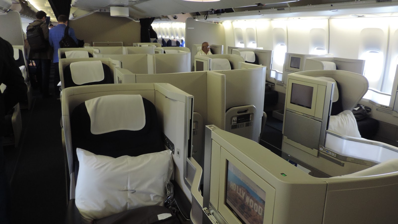 British Airways 747 Business Class Upper Deck