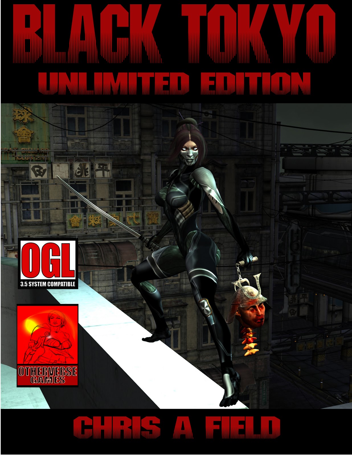 Otherverse Games: Black Tokyo Unlimited: Cover Art