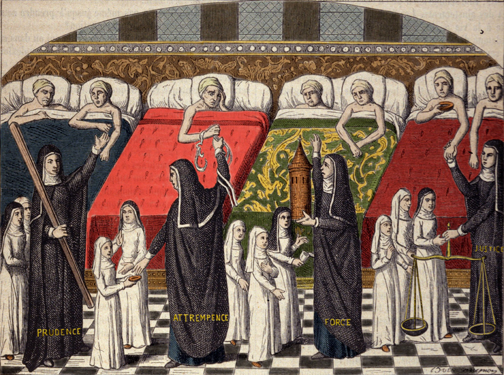 Chroniques du Moyen Age l'Hôtel Dieu au moyen âge