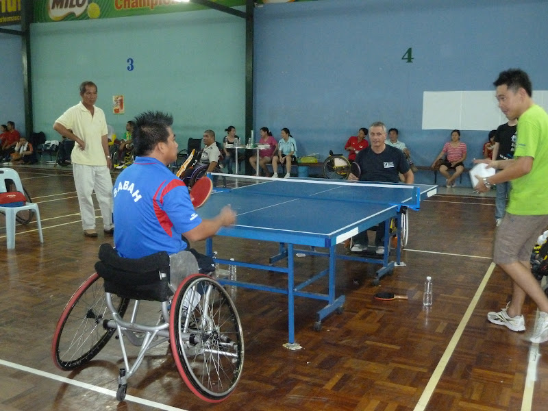 abtdvadrouille Tennis de table handi à Kuala Lumpur, Malaisie