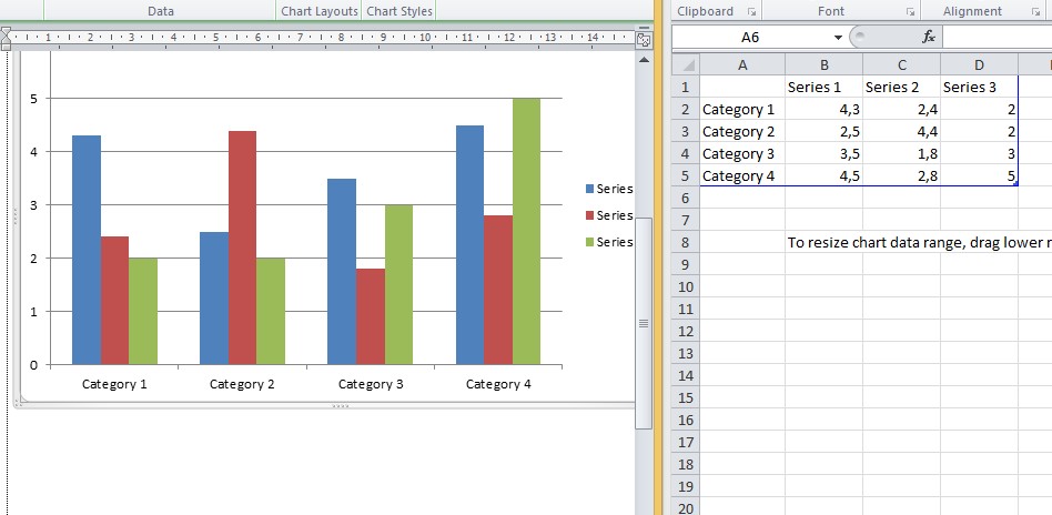 Cara Membuat Diagram Batang di Microsoft Word 2010 Dengan Sangat Mudah