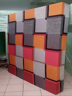 Kasur inoac motif cavali orange Kasur inoac motif minimalis cavali orange