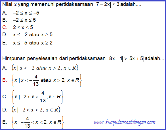 Soal Pas Matematika Peminatan Kelas 10 Semester 1 Dan Jawabannya Info Akurat