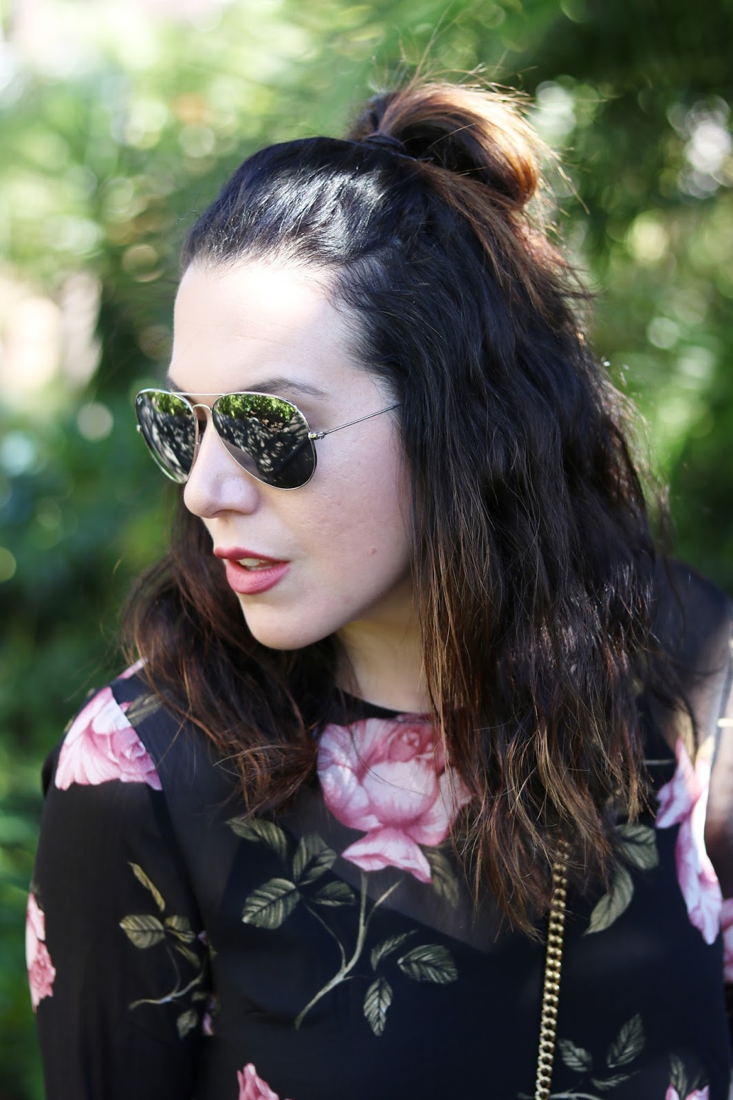 Dynamite floral romper summer travel outfit vancouver fashion blogger aleesha harris