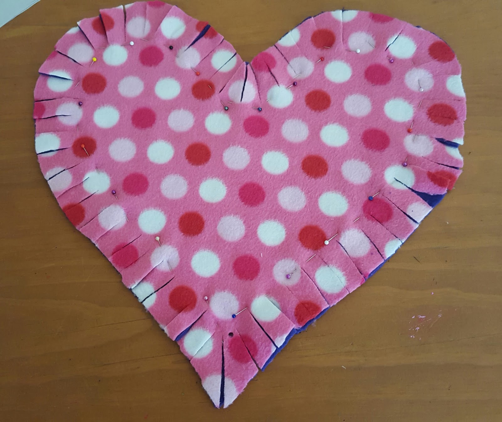 Craft SJ Inspired Heart nosew pillow
