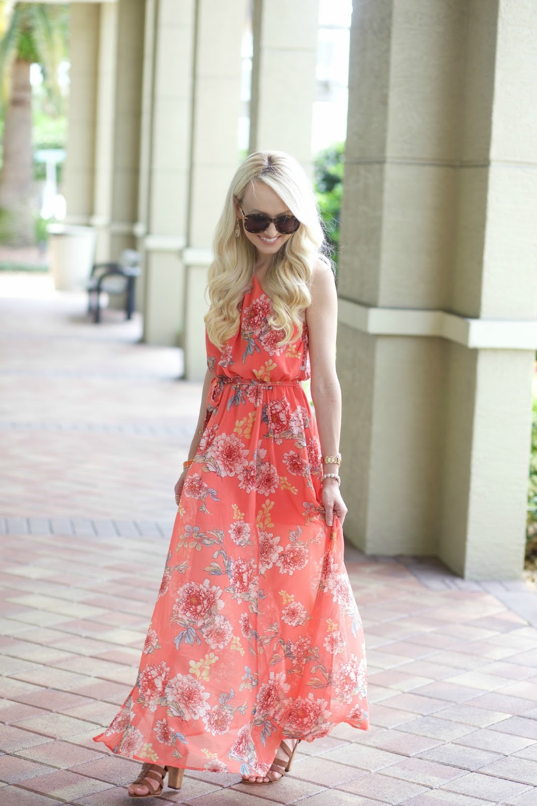 A Spoonful of Style: Floral Maxi Dress