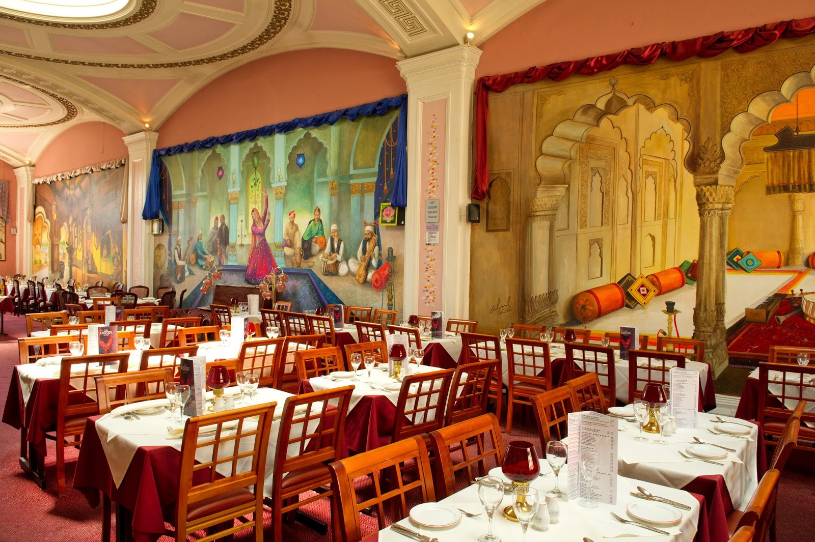 Curry Life Blog A Feast for the Eyes Inspiring wall art in Indian restaurants