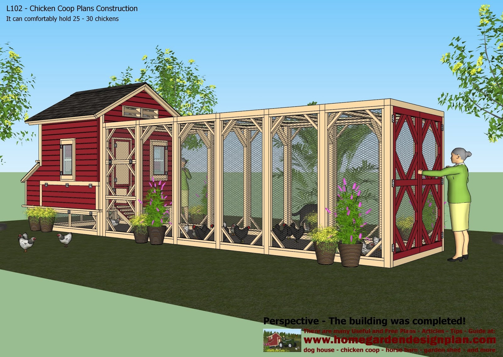 Chicken Coop Plans Construction - Chicken Coop Design - How To Build