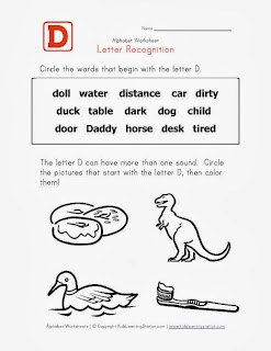 Letter Recognition - Identify Words | روضة العلم للاطفال