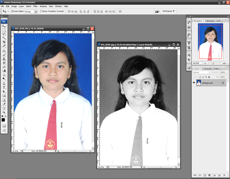 Cara Membuat Foto Hitam Putih Dengan Photoshop Bas Studio Net