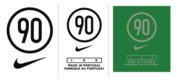 nike total 90 logo