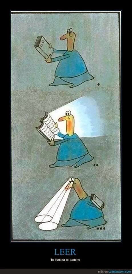 Leer te ilumina el camino
