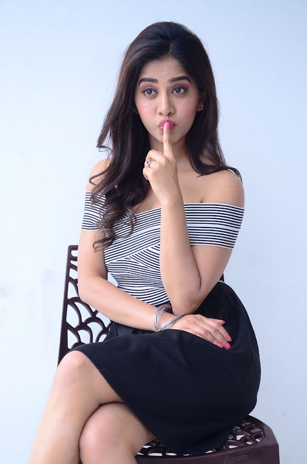 Nabha Natesh at Nannu Dochukunduvate Interview