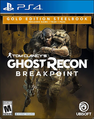 Ghost Recon Breakpoint Game Cover Ps4 Gold Edition Steelbook