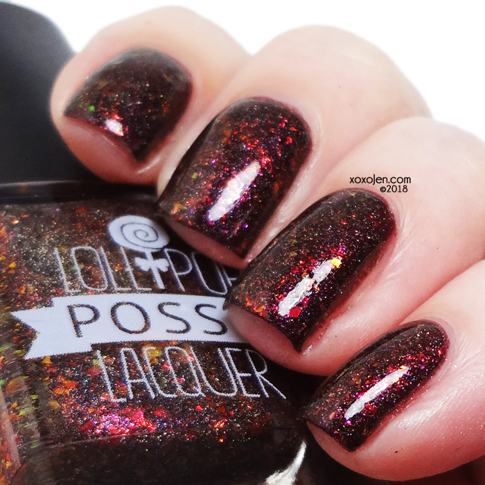 xoxoJen's swatch of Lollipop Posse Lacquer Top Witch in New York
