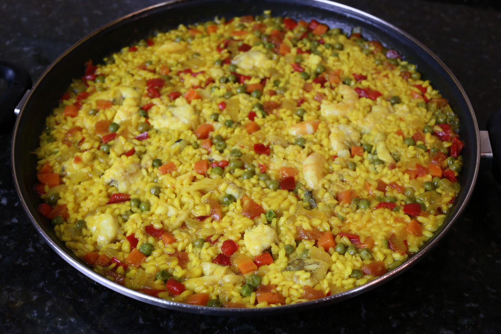 Cocina andaluza Paella de pescado