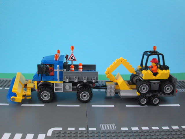 Set LEGO City 60152 Sweeper & Excavator
