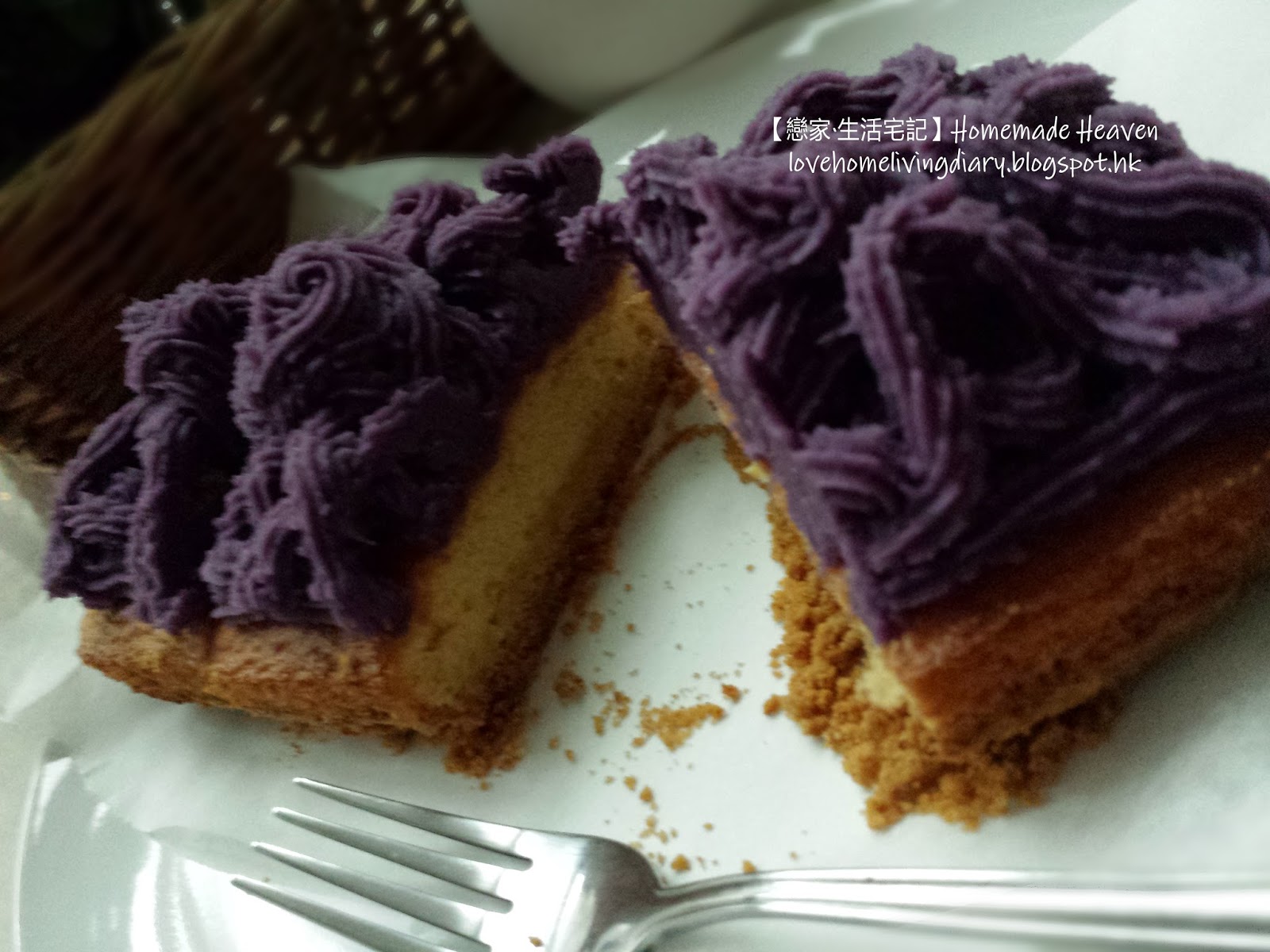 紫薯豆乳蛋糕｜减脂又免烤·4个原料搅一搅的做法步骤图 - 君之博客|阳光烘站