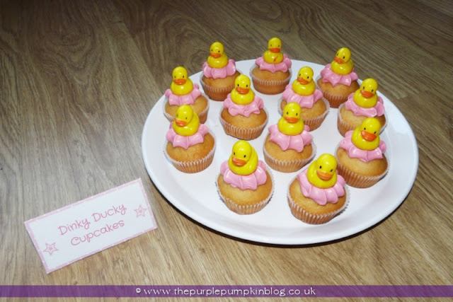 Dinky Ducky Cupcakes for a Baby Shower at The Purple Pumpkin Blog
