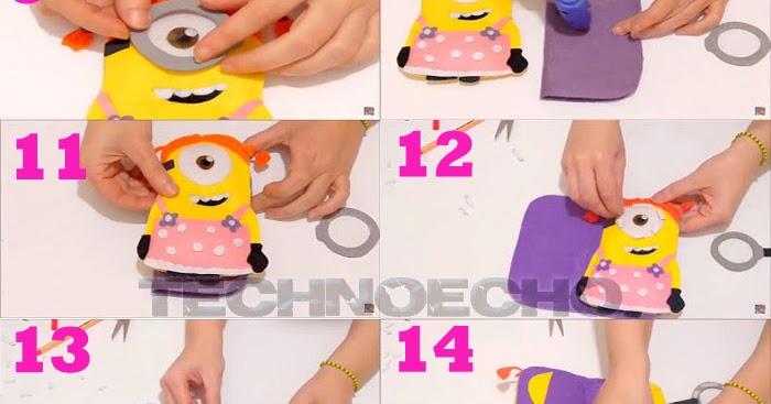 Cara Membuat Casing Hp Dari Kardus Dan Kain Flanel