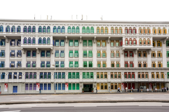 singapur, barvy, budovy, cestování, svět