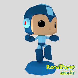 Megaman Jumping Funko Papercraft | RondiPaper PaperToy