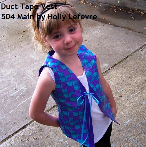 504 Main by Holly Lefevre Retro and Rad Duct Tape Vest