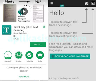Text fairy aplikasi untuk rubah gambar jadi tulisan
