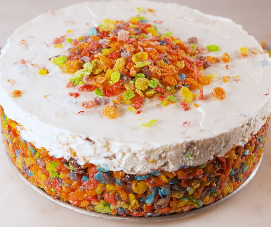 Fruity Pebbles Cheesecake - food-drink-recipes.com Fruity Pebbles Cheesecake - food-drink-recipes.com