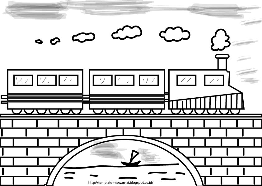Coloring and Drawing: Mewarnai Jembatan