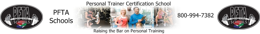 PFTA Personal Trainer Certification School in Austin, Dallas, Houston, San Antonio, TX