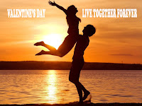 valentines day wallpaper, sunset scene on valentine day, shadow couple image on happy valentines day