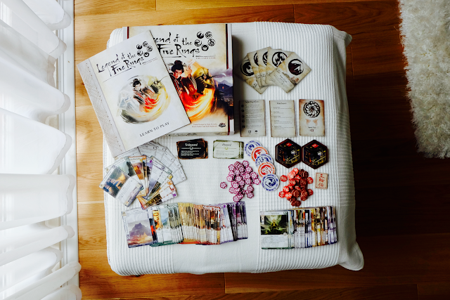 Lots and lots of different cards A spread of the contents of game.