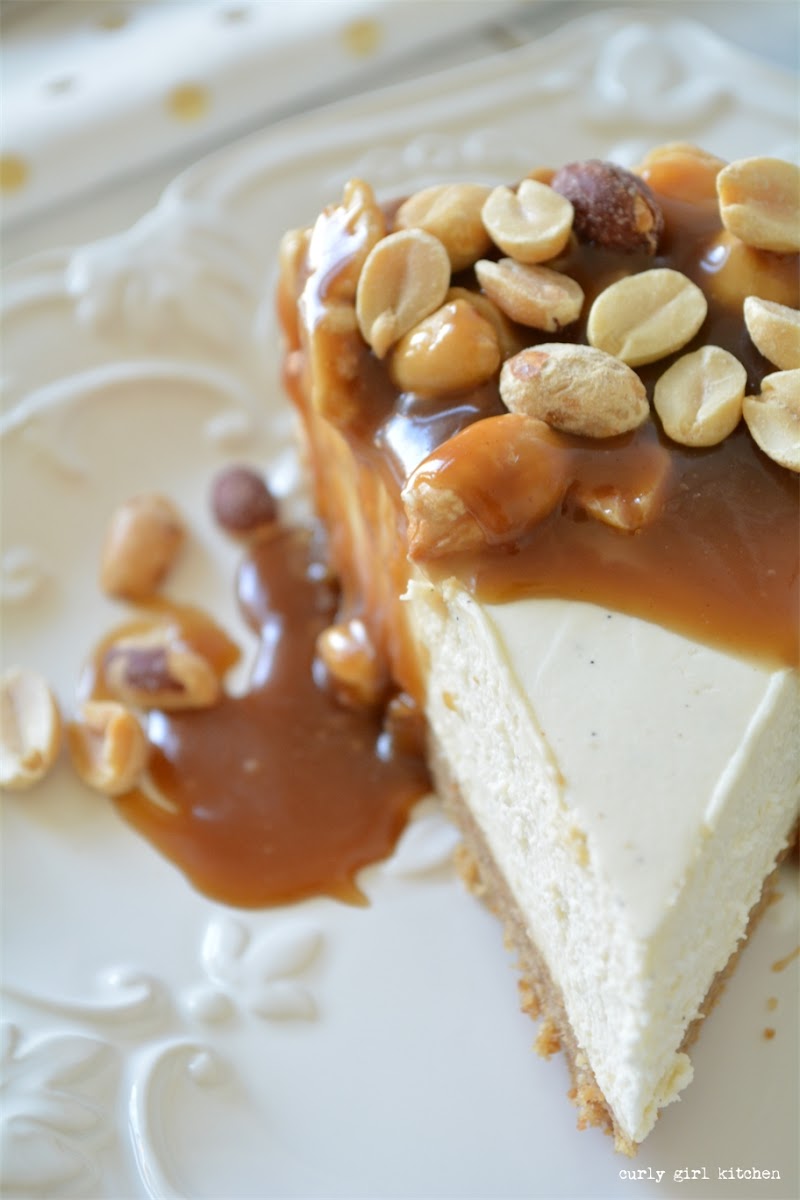 Curly Girl Kitchen Peanut Butter Maple Caramel Cheesecake