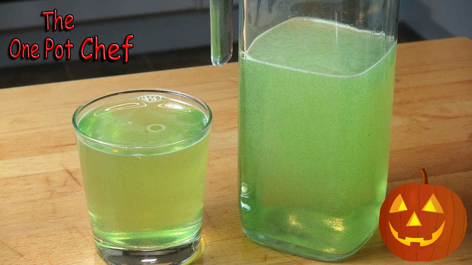 The One Pot Chef Show: Drinkable Slime - HALLOWEEN RECIPE