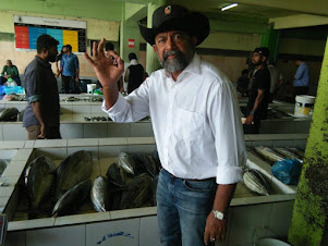 In the Fish market of Male' City.