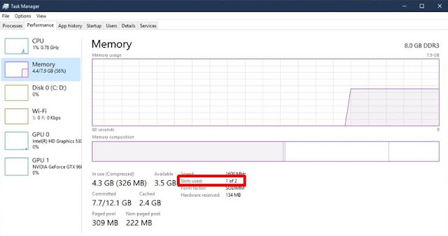Cara cek jumlah slot RAM yang kosong di windows 10-gambar 1 Cara cek jumlah slot RAM yang kosong di windows 10-gambar 1
