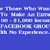 make money from facebook groups